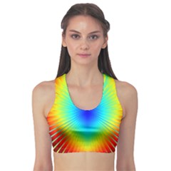 View Max Gain Resize Flower Floral Light Line Chevron Sports Bra by Mariart