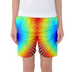 View Max Gain Resize Flower Floral Light Line Chevron Women s Basketball Shorts by Mariart