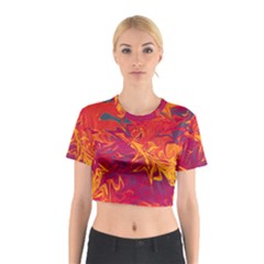 Colors Cotton Crop Top by Valentinaart