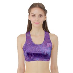 Colors Sports Bra with Border