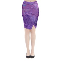 Colors Midi Wrap Pencil Skirt