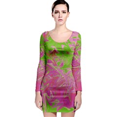 Colors Long Sleeve Bodycon Dress by Valentinaart