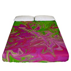 Colors Fitted Sheet (queen Size) by Valentinaart