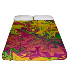 Colors Fitted Sheet (california King Size) by Valentinaart