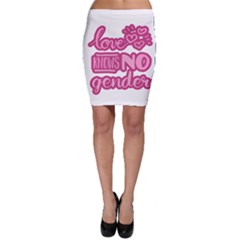 Love Knows No Gender Bodycon Skirt by Valentinaart