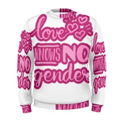 Love Knows No Gender Men s Sweatshirt by Valentinaart