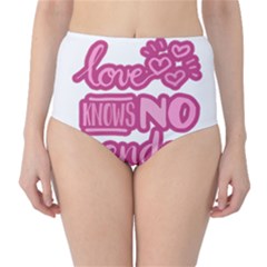 Love Knows No Gender High-waist Bikini Bottoms by Valentinaart