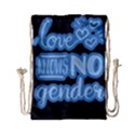 Love knows no gender Drawstring Bag (Small) View1