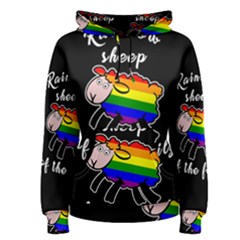 Rainbow Sheep Women s Pullover Hoodie by Valentinaart