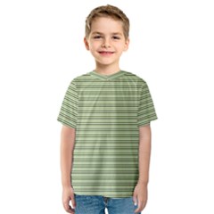 Lines Pattern Kids  Sport Mesh Tee