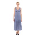 Lines pattern Sleeveless Maxi Dress View1