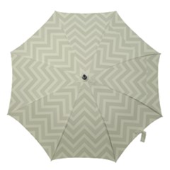 Zigzag  pattern Hook Handle Umbrellas (Medium)