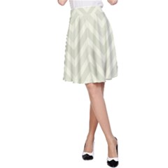 Zigzag  pattern A-Line Skirt