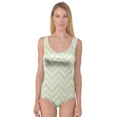 Zigzag  pattern Princess Tank Leotard 