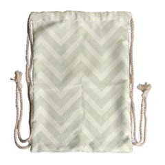 Zigzag  pattern Drawstring Bag (Large)