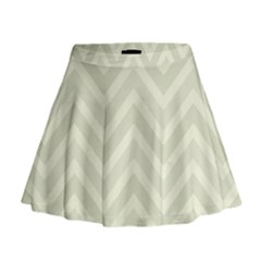 Zigzag  pattern Mini Flare Skirt