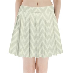 Zigzag  Pattern Pleated Mini Skirt