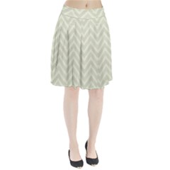 Zigzag  pattern Pleated Skirt