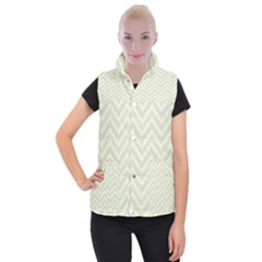 Zigzag  pattern Women s Button Up Puffer Vest