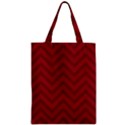 Zigzag  pattern Zipper Classic Tote Bag View1