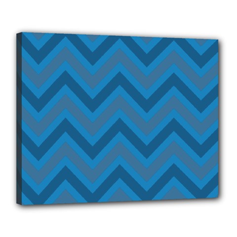 Zigzag  pattern Canvas 20  x 16 