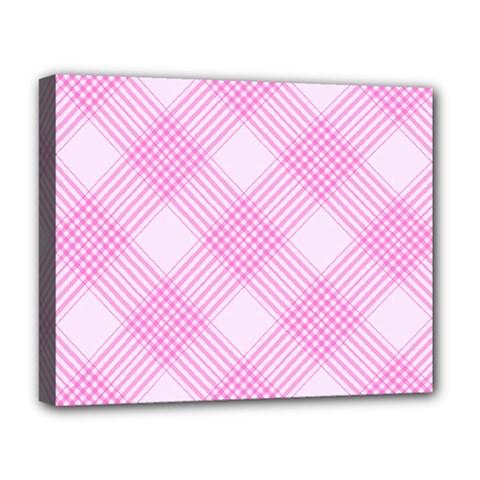 Zigzag Pattern Deluxe Canvas 20  X 16   by Valentinaart