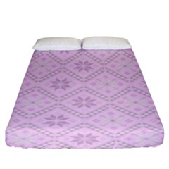 Pattern Fitted Sheet (King Size)