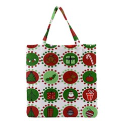 Christmas Grocery Tote Bag by Mariart