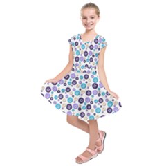 Buttons Chlotes Kids  Short Sleeve Dress