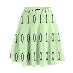 Code Number One Zero High Waist Skirt by Mariart