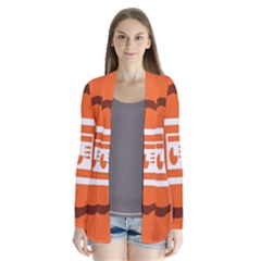 Circles Orange Cardigans