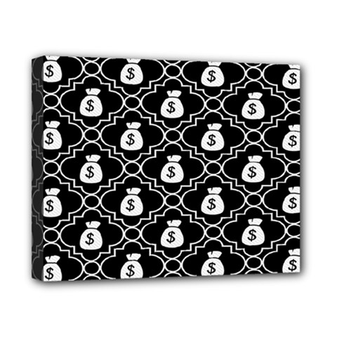 Dollar Money Bag Canvas 10  X 8  by Mariart