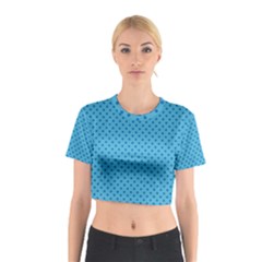 Dots Cotton Crop Top by Valentinaart