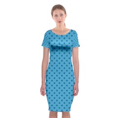 Dots Classic Short Sleeve Midi Dress by Valentinaart