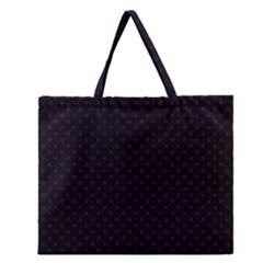 Dots Zipper Large Tote Bag by Valentinaart