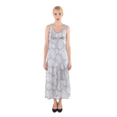 Floral Pattern Sleeveless Maxi Dress by Valentinaart