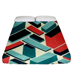 German Synth Stock Music Plaid Fitted Sheet (king Size)