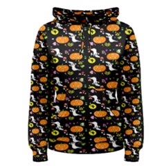 Ghost Pumkin Craft Halloween Hearts Women s Pullover Hoodie