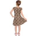 Horse Shoes Iron White Brown Kids  Short Sleeve Dress View2