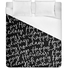 Happy Holidays Duvet Cover (california King Size) by Mariart