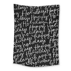 Happy Holidays Medium Tapestry by Mariart