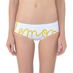 Lemon Animals Cat Orange Classic Bikini Bottoms by Mariart