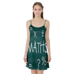 Maths School Multiplication Additional Shares Satin Night Slip by Mariart
