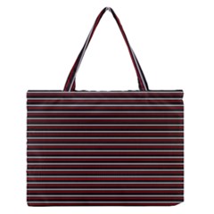 Lines Pattern Medium Zipper Tote Bag