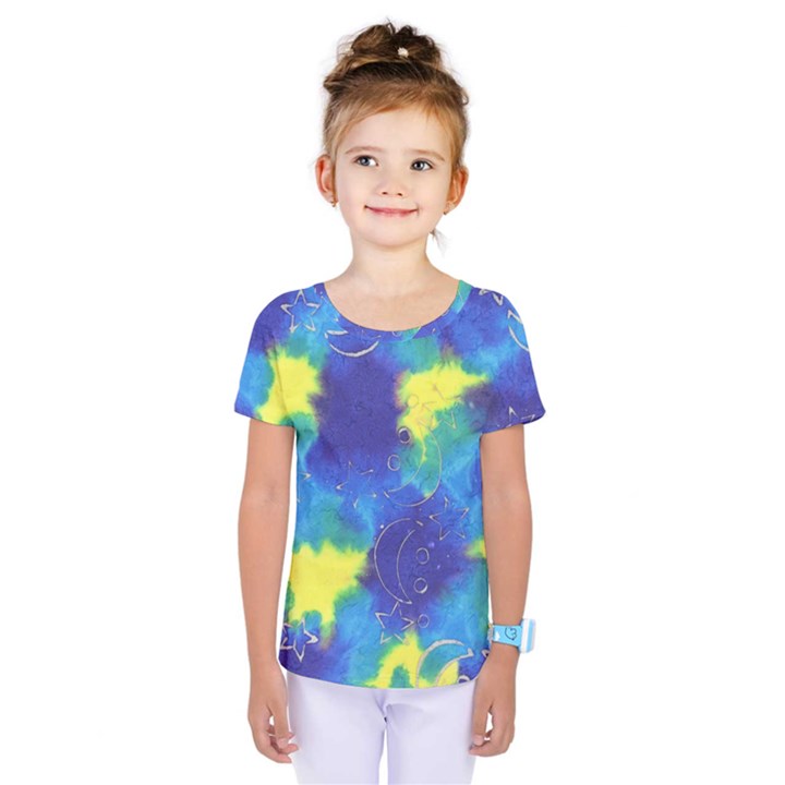 Mulberry Paper Gift Moon Star Kids  One Piece Tee