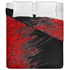 Fire Duvet Cover Double Side (california King Size) by Valentinaart