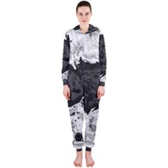 Abstraction Hooded Jumpsuit (ladies)  by Valentinaart