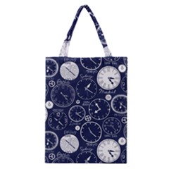 World Clocks Classic Tote Bag by Mariart
