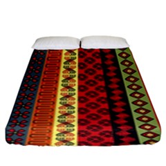 Tribal Grace Colorful Fitted Sheet (king Size)