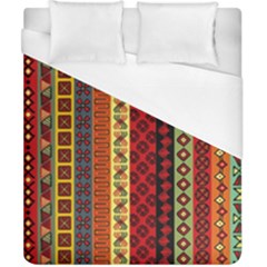 Tribal Grace Colorful Duvet Cover (california King Size) by Mariart